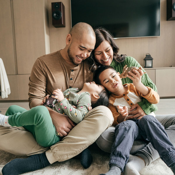 smiling family